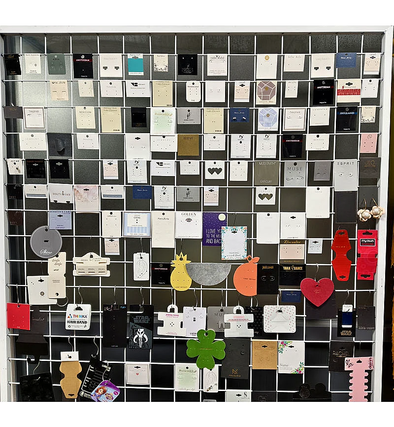 珠宝展示卡系列产品合集主图 - 项链耳环戒指卡组合展示 - 东莞正扬印刷